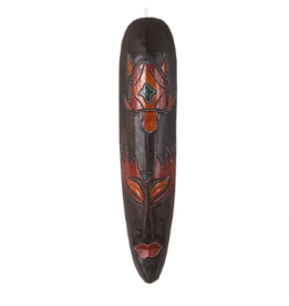 Carved Wooden Masks African Totem Decor Living Room Wall